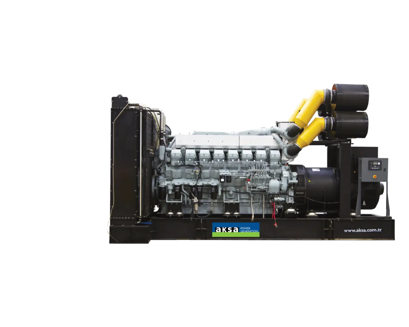 Дизельный генератор Aksa APD2250M в открытом исполнении с АВР