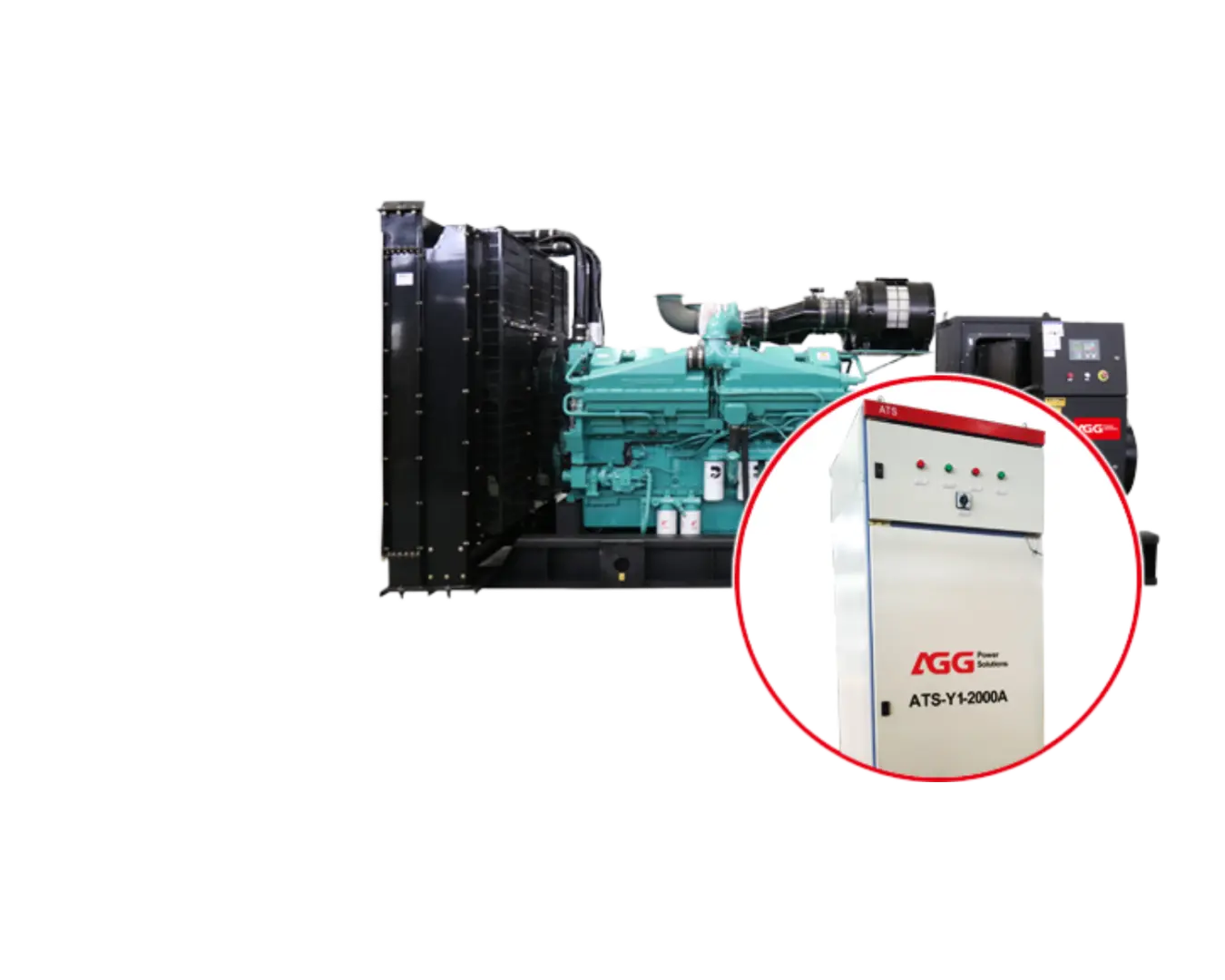 Дизельная электростанция AGG C1375E5 открытая c АВР