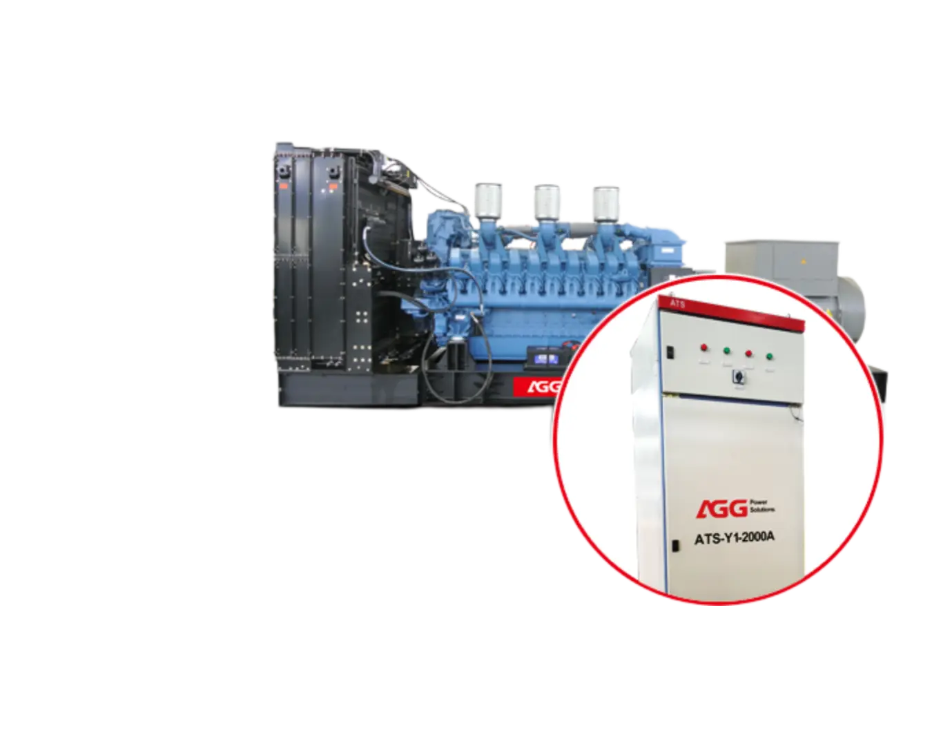 Дизельная электростанция AGG M880E5 открытая c АВР