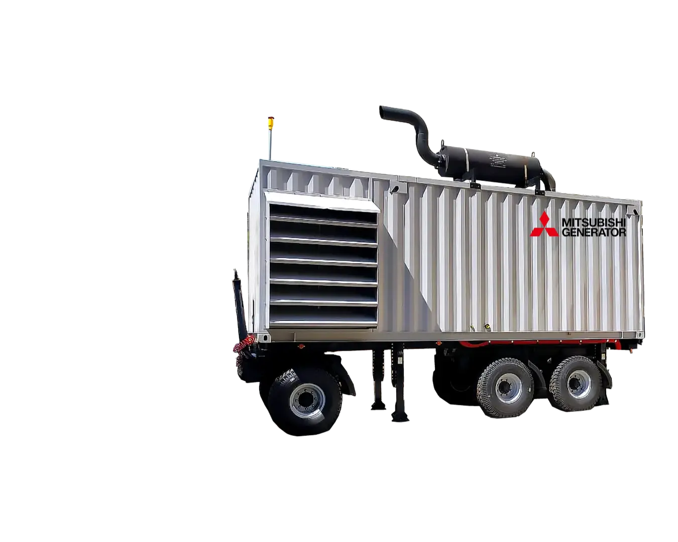 Дизельный генератор Aksa APD 1540M на шасси / на санях