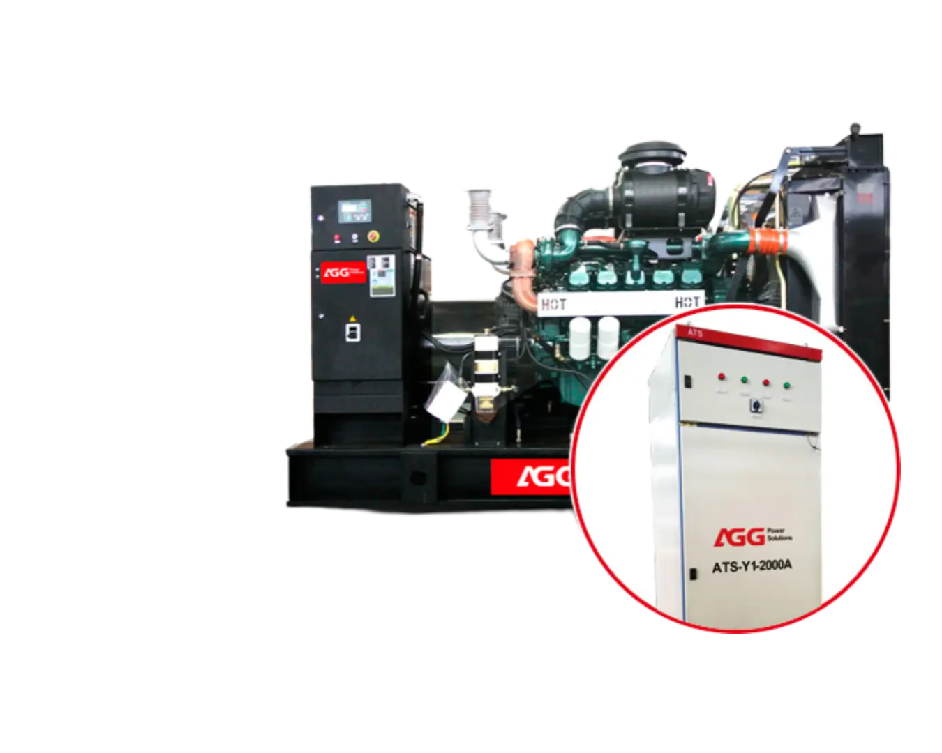 Дизельная электростанция AGG D440D5 открытая c АВР
