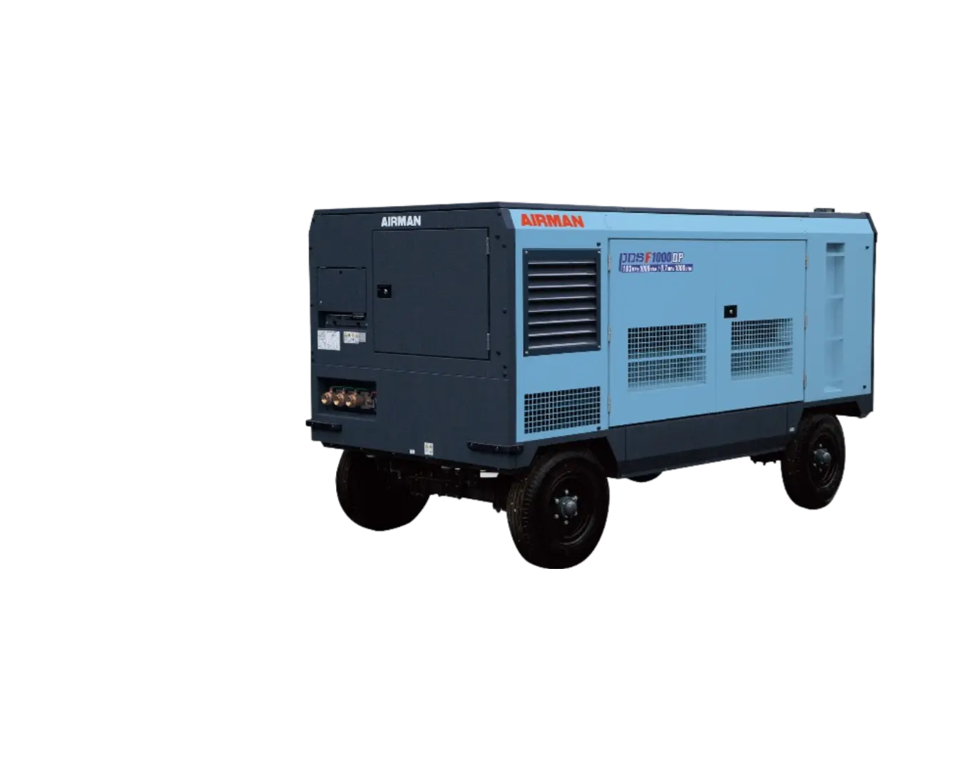 Компрессор AIRMAN серии PDSF1000DP-4C5 на шасси (высокое давление)
