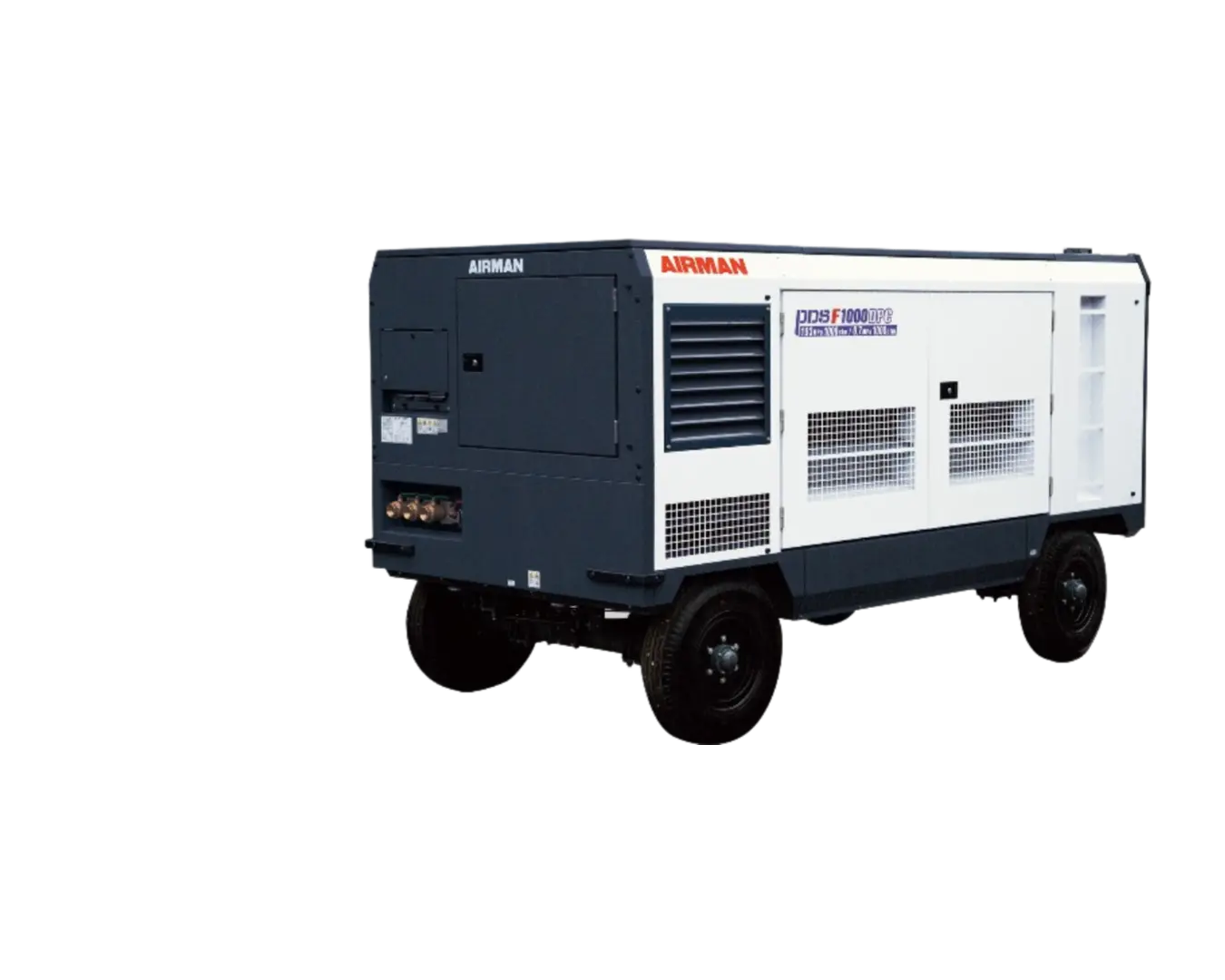 Компрессор AIRMAN серии PDSF1000DPC-4C5 на шасси (высокое давление)