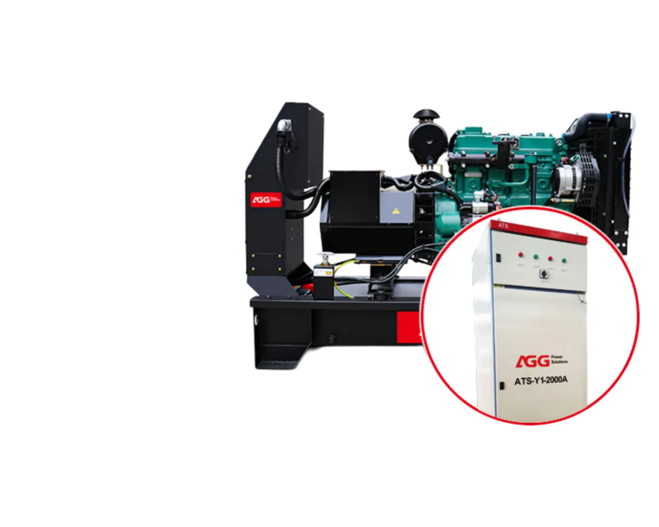 Дизельная электростанция AGG AS110D5 открытая c АВР