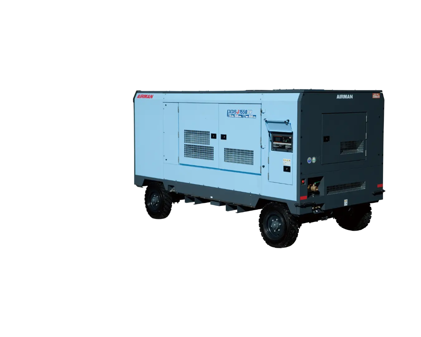 Компрессор AIRMAN серии PDSJ1550DP-4C6 на шасси/санях (высокое давление)