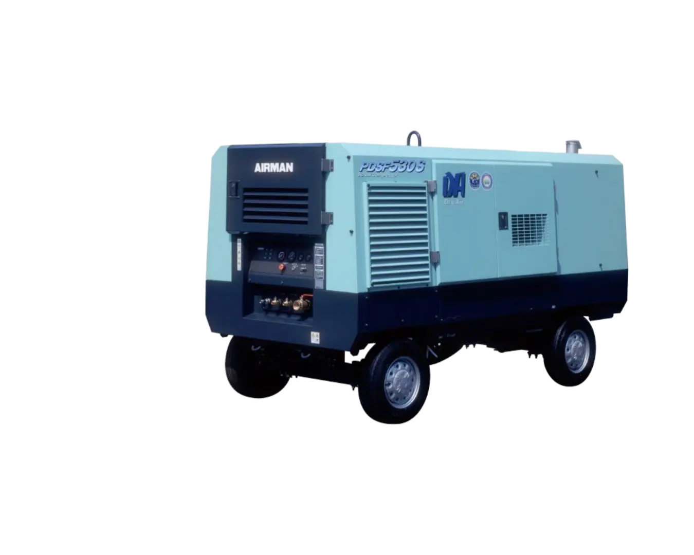 Компрессор AIRMAN серии PDSF530SD-4B2 на шасси (высокое давление)