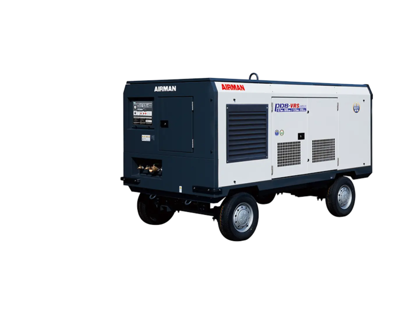 Компрессор AIRMAN серии PDS600SD/F550SD-4C5 на шасси (высокое давление)
