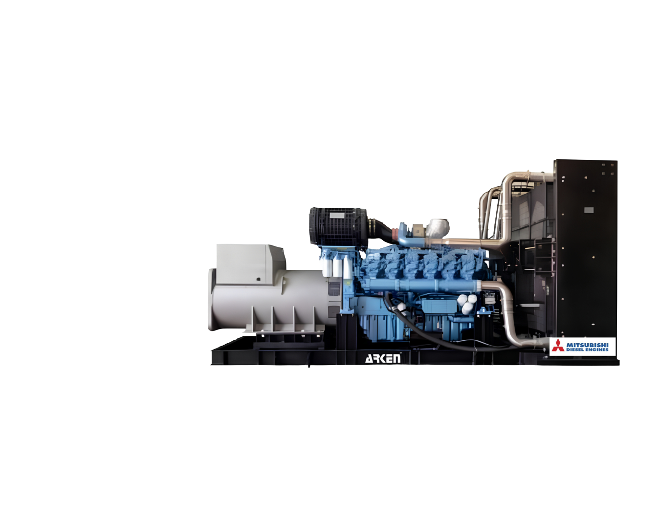 Дизельный генератор Arken Mitsubishi Nekra ARK-M2750 N5 в открытом исполнении с АВР