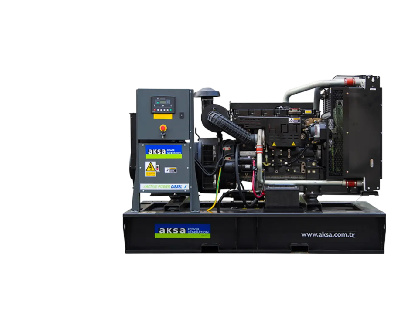 Дизельный генератор Aksa APD165P с АВР в открытом исполнении