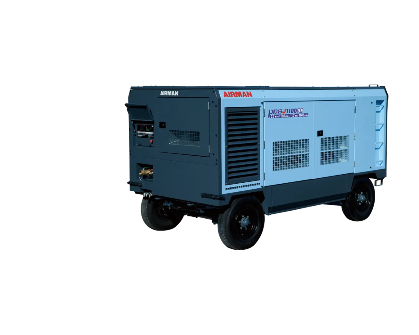 Компрессор AIRMAN серии PDSJ1100DP-4C5 на шасси (высокое давление)