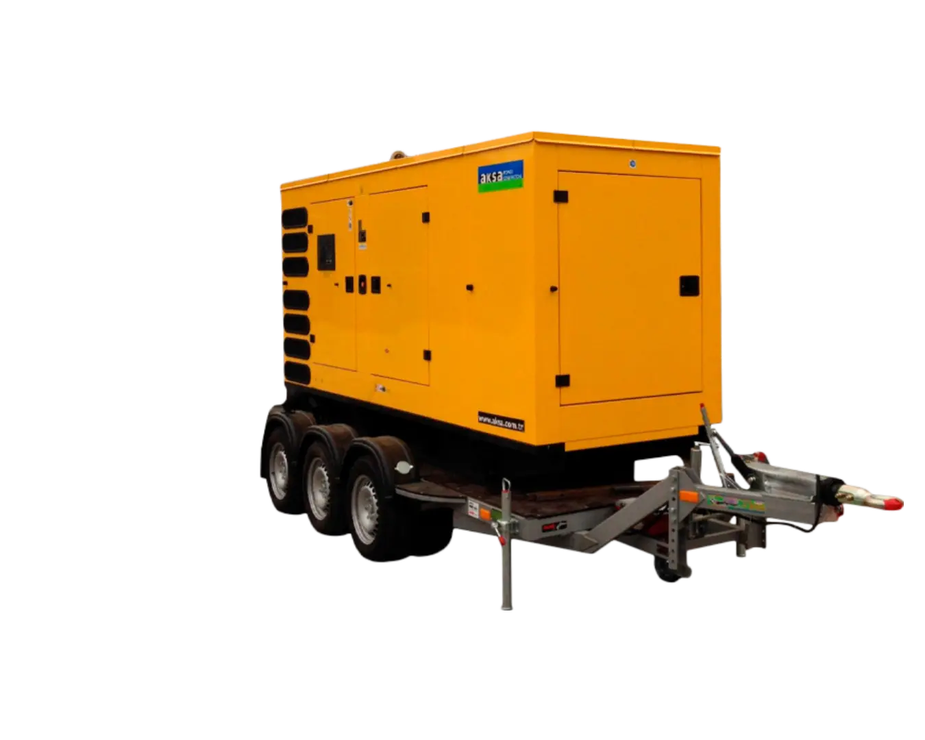 Дизельный генератор Aksa APD385P на шасси / на санях