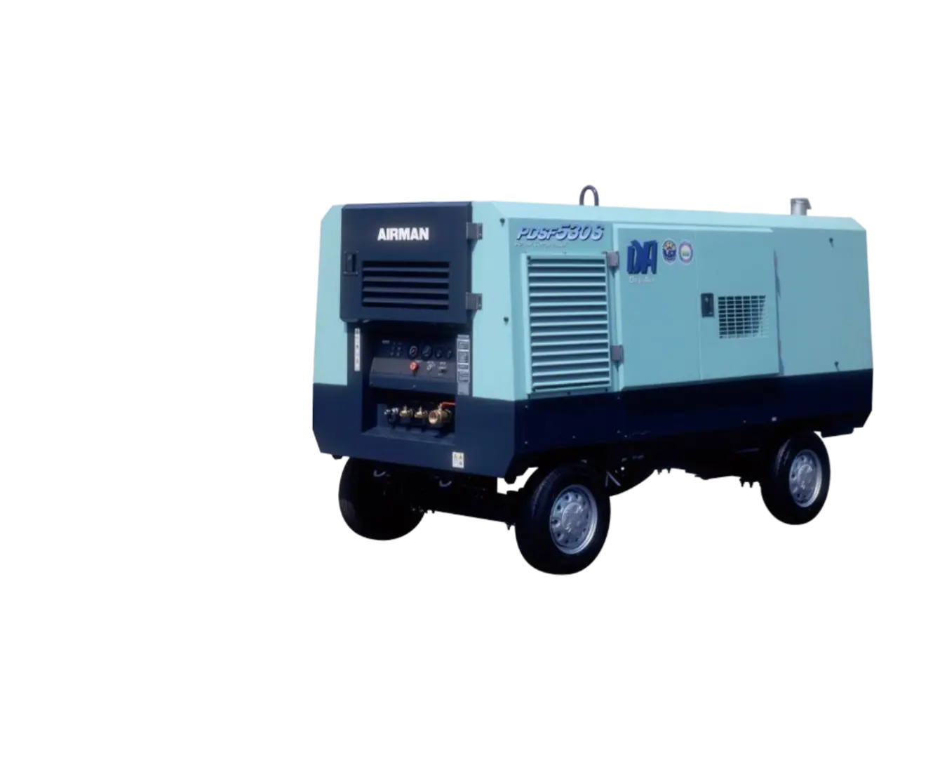 Компрессор AIRMAN серии PDSF530SD-4B2 на шасси (суховоздушного типа)