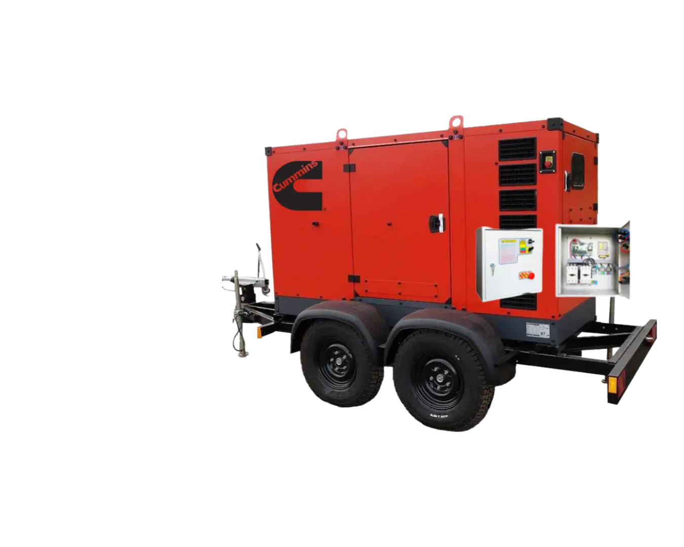 Дизельный генератор Aksa APD200C на шасси / на санях с АВР