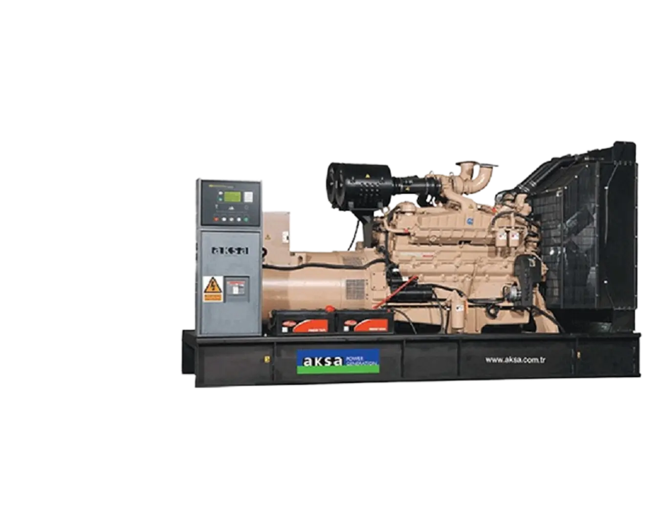 Дизельный генератор Aksa AC-880 в открытом исполнении с АВР
