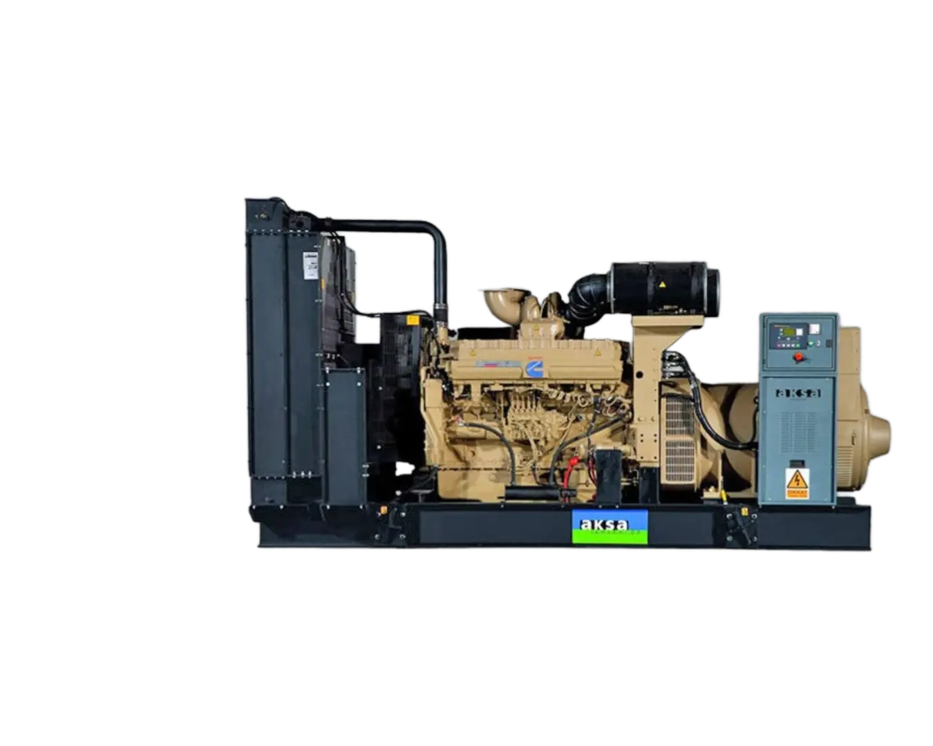 Дизельный генератор Aksa AC-1100 в открытом исполнении с АВР