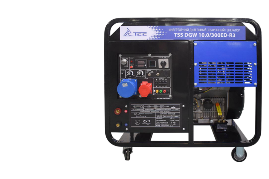 Инверторный дизельный сварочный генератор TSS DGW 10.0/300ED-R3