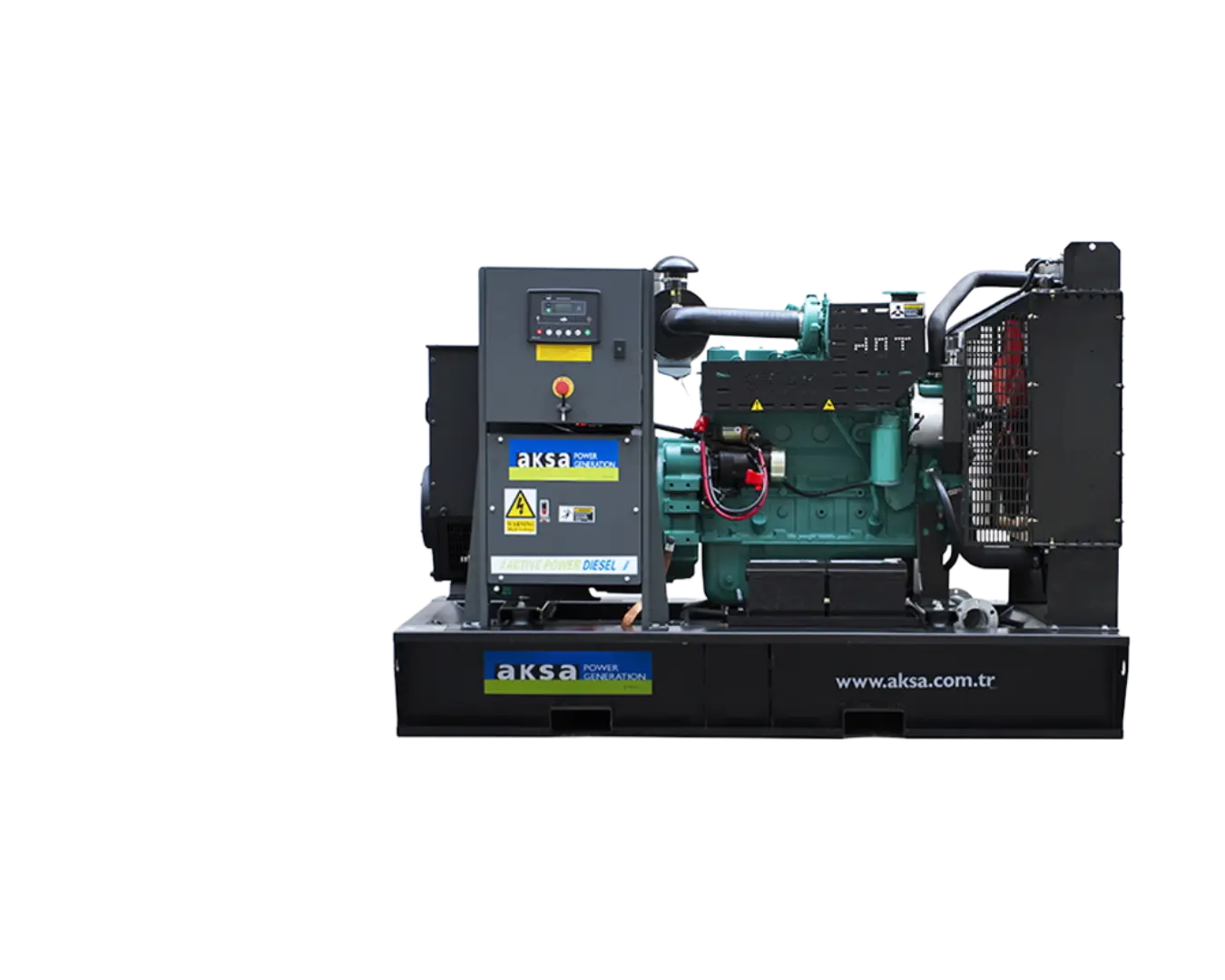 Дизельный генератор Aksa APD110C с АВР в открытом исполнении