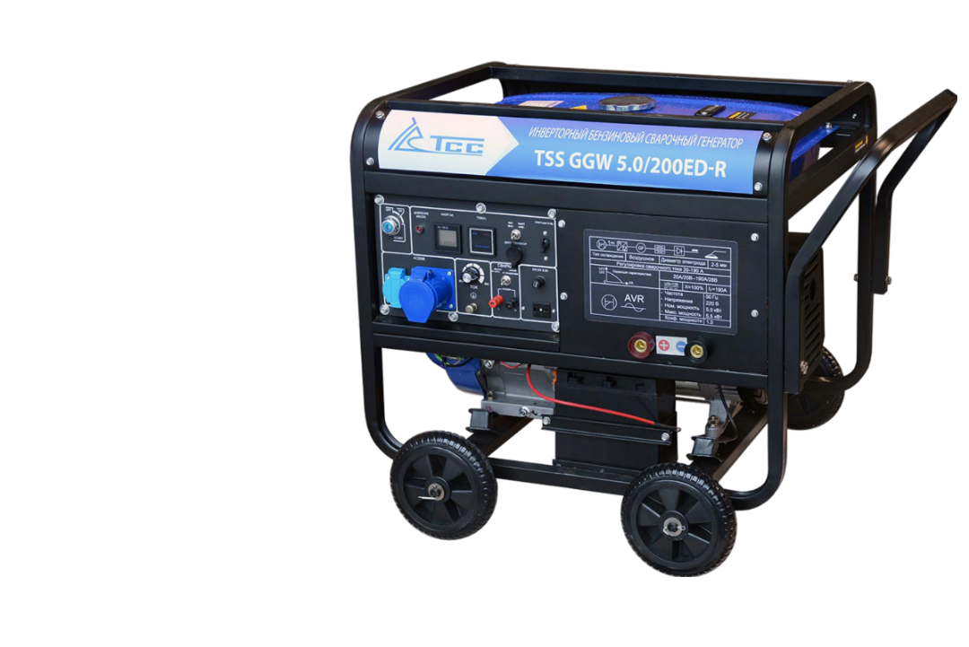 Инверторный бензиновый сварочный генератор TSS GGW 5.0/200ED-R