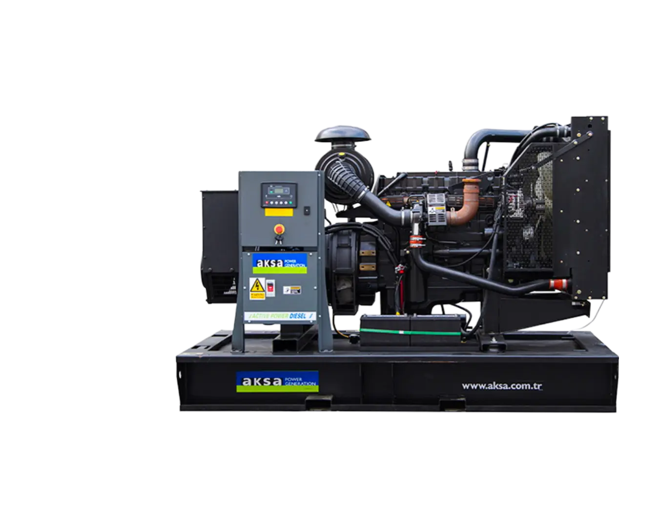 Дизельный генератор Aksa APD440P с АВР в открытом исполнении