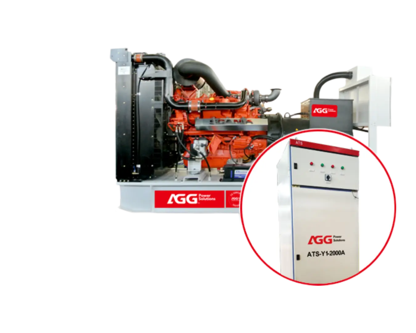 Дизельная электростанция AGG S770E5 открытая c АВР