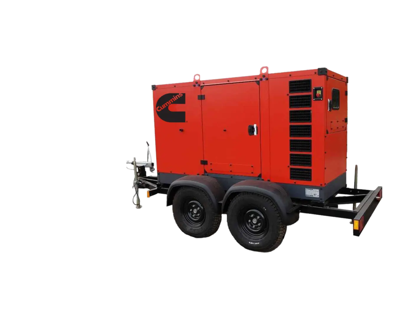 Дизельный генератор Aksa APD200C на шасси / на санях