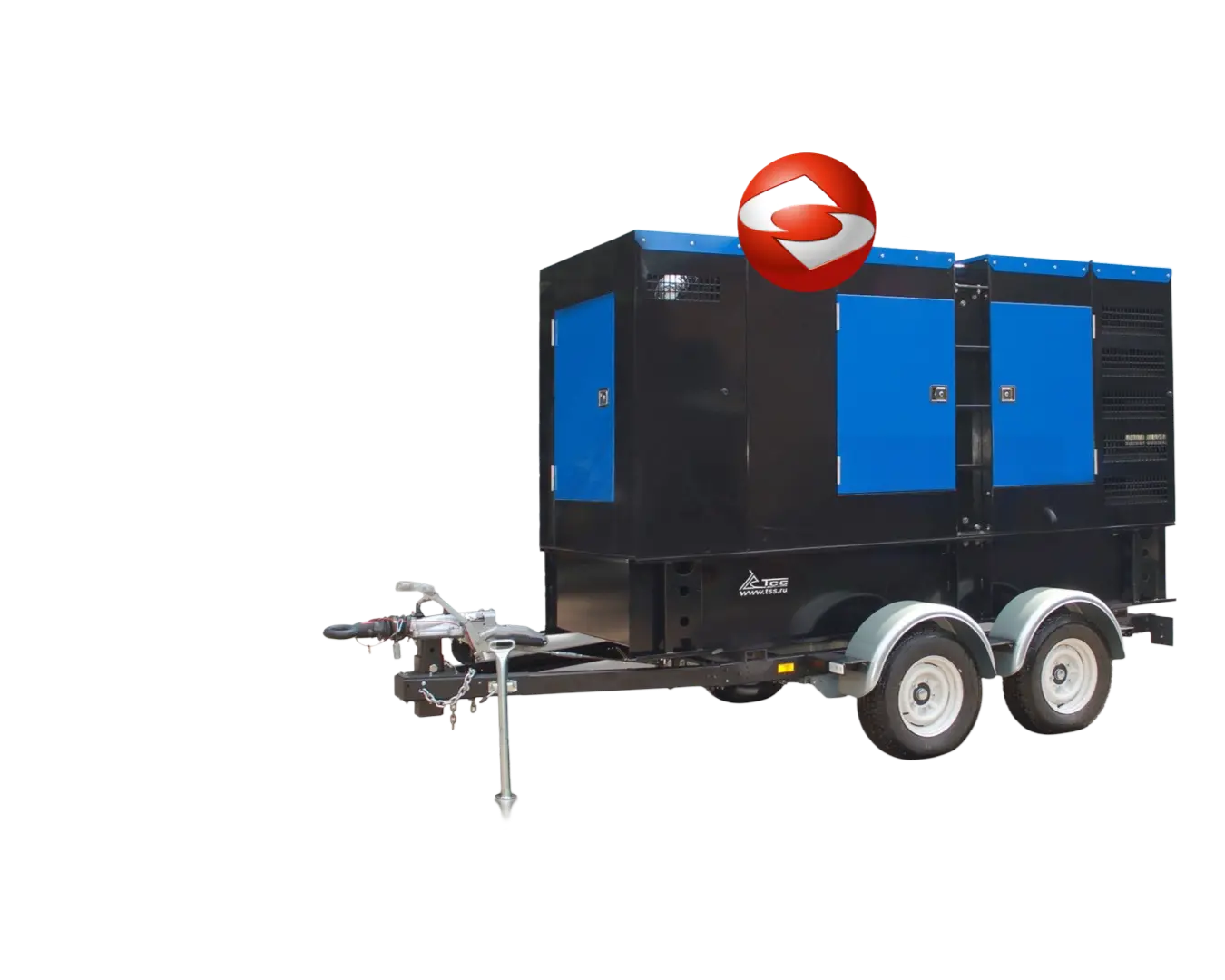 Дизельный генератор Aksa AS1000 на шасси / на санях
