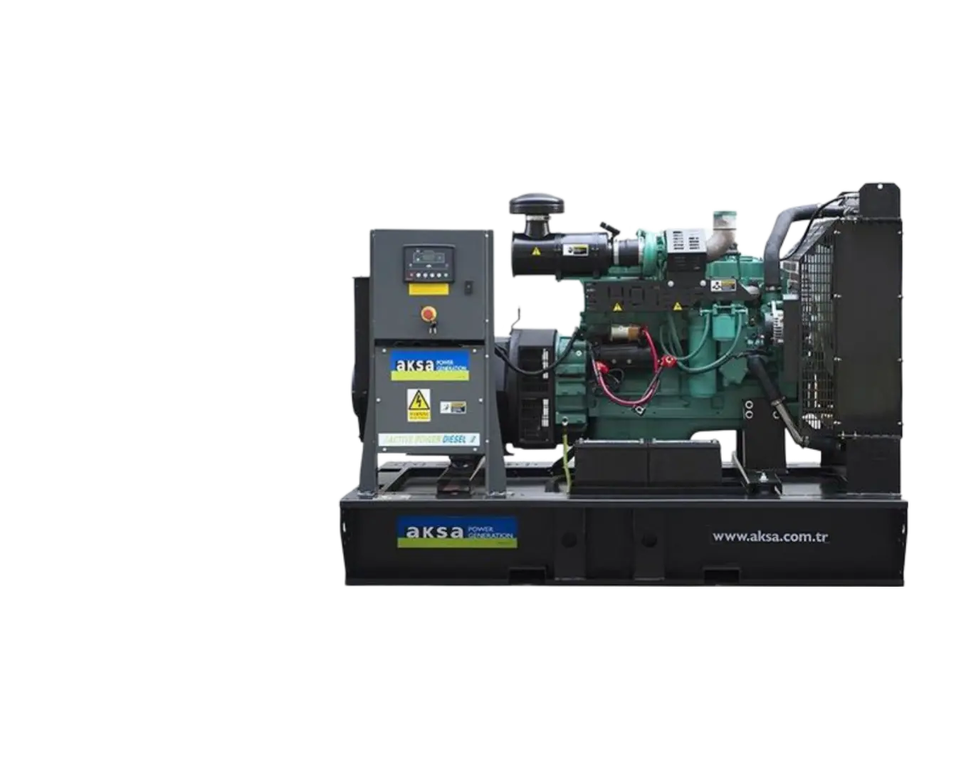 Дизельный генератор Aksa APD200C в открытом исполнении с АВР