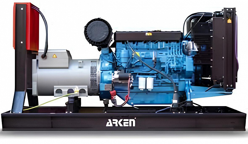 Дизельный генератор Arken ARK-P 400 S5 в открытом исполнении с АВР