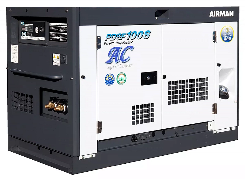 Компрессор AIRMAN серии PDSF100SC-5C3 в кожухе