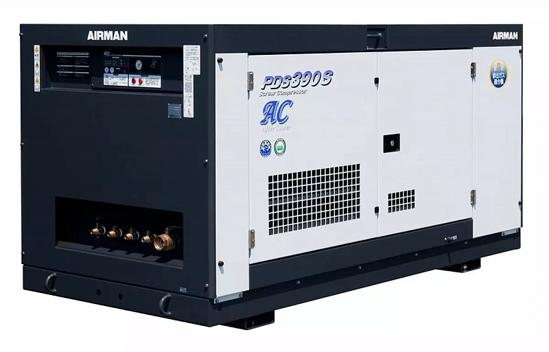 Компрессор AIRMAN серии PDS390SC-5C1 в кожухе
