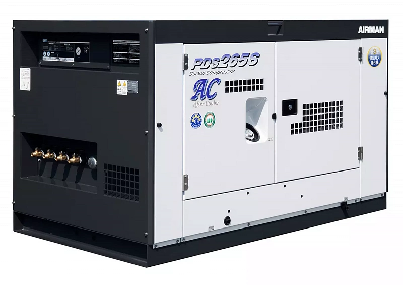 Компрессор AIRMAN серии PDS265SC-5C3 в кожухе