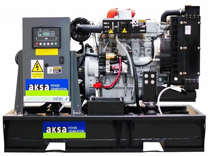 Дизельный генератор Aksa APD75A в открытом исполнении