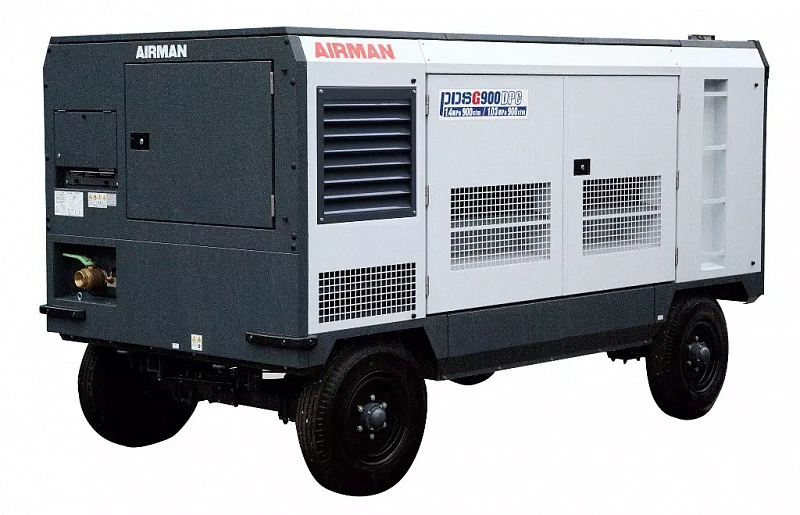 Компрессор AIRMAN серии PDSG900DPC-4C5 на шасси (высокое давление)